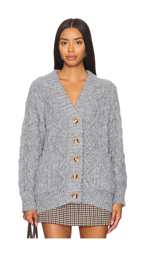 HEARTLOOM Olea Cardigan in Grey. - size M | Revolve Clothing (Global)