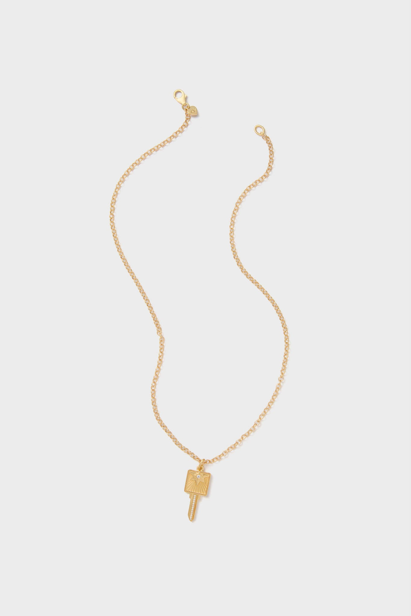 Gold Compass Key 18" Necklace | Tuckernuck (US)