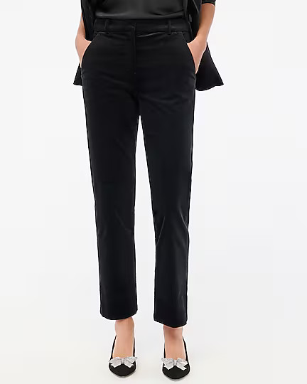 Tall velvet Kallie pant | J.Crew Factory