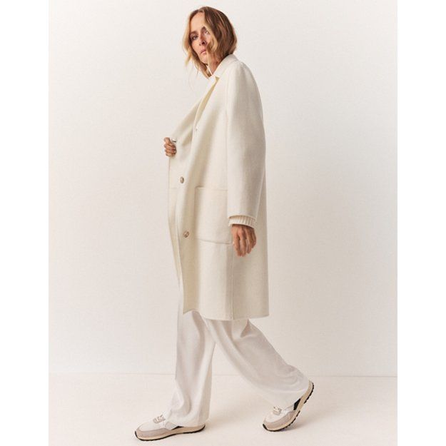 Wool Double Faced City Coat | The White Company (UK)