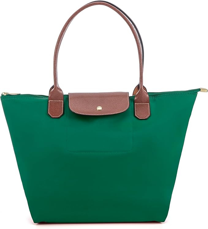 Tote Bag for Women Foldable Shoulder Bag Nylon Weekend Hobo Handbag | Amazon (US)