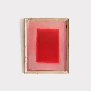 Red Rectangle Abstract Print: Modern Color Block Wall Art (Digital Download) | Etsy (Global)