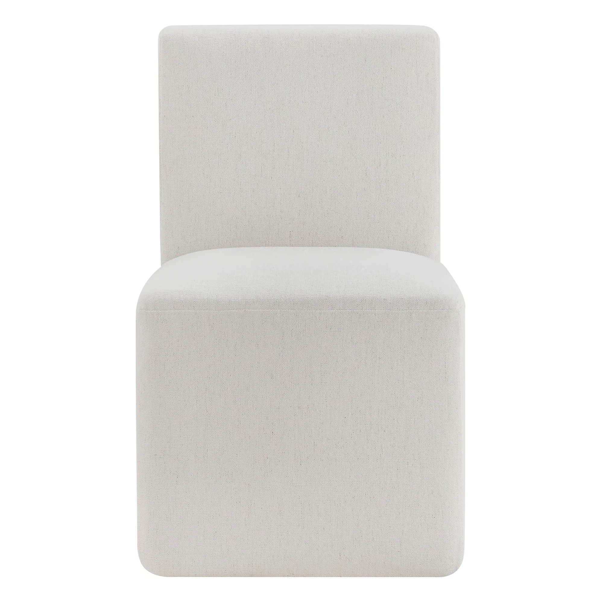 Bralan Polyester Blend Upholstered Side Dining Chair with Casters (Set of 2) | Wayfair North America