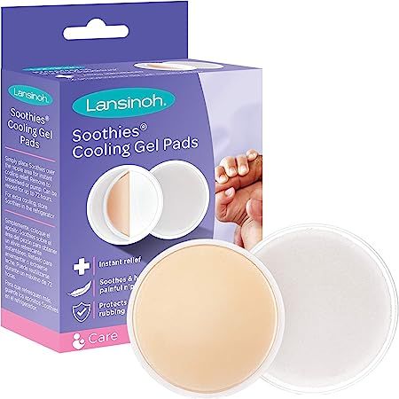 Lansinoh Soothies Breast Gel Pads for Breastfeeding and Nipple Relief, 2 Pads | Amazon (US)