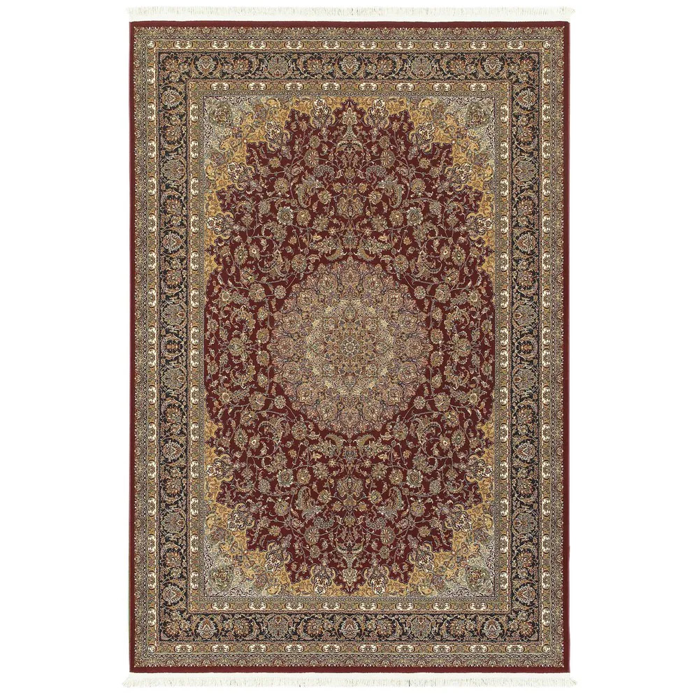 Style Haven Manchester Baroque Medallion Fringed Area Rug - Overstock - 21166346 | Overstock