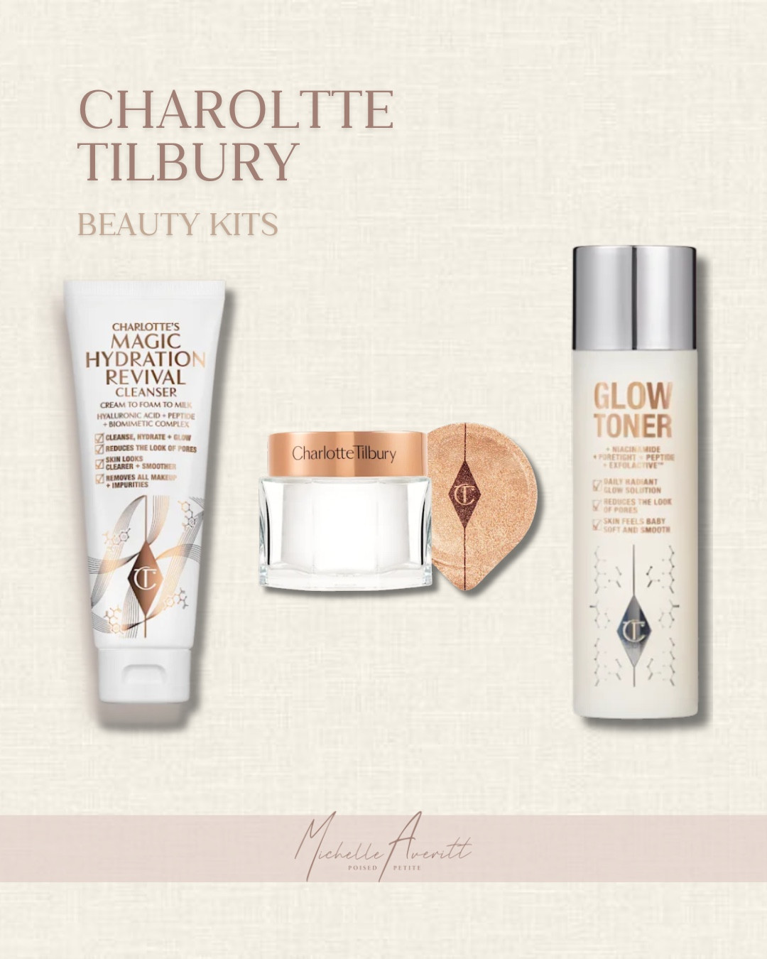 Don’t miss the sale this week! Linking a few of my skincare favorites--Charlotte Tilburys Magic Cream is so rich & moisturizing. I use it every night. 

beauty kit, Black Friday deals, pre Black Friday sale, holiday sale

#LTKBeauty #LTKSaleAlert #LTKCyberWeek