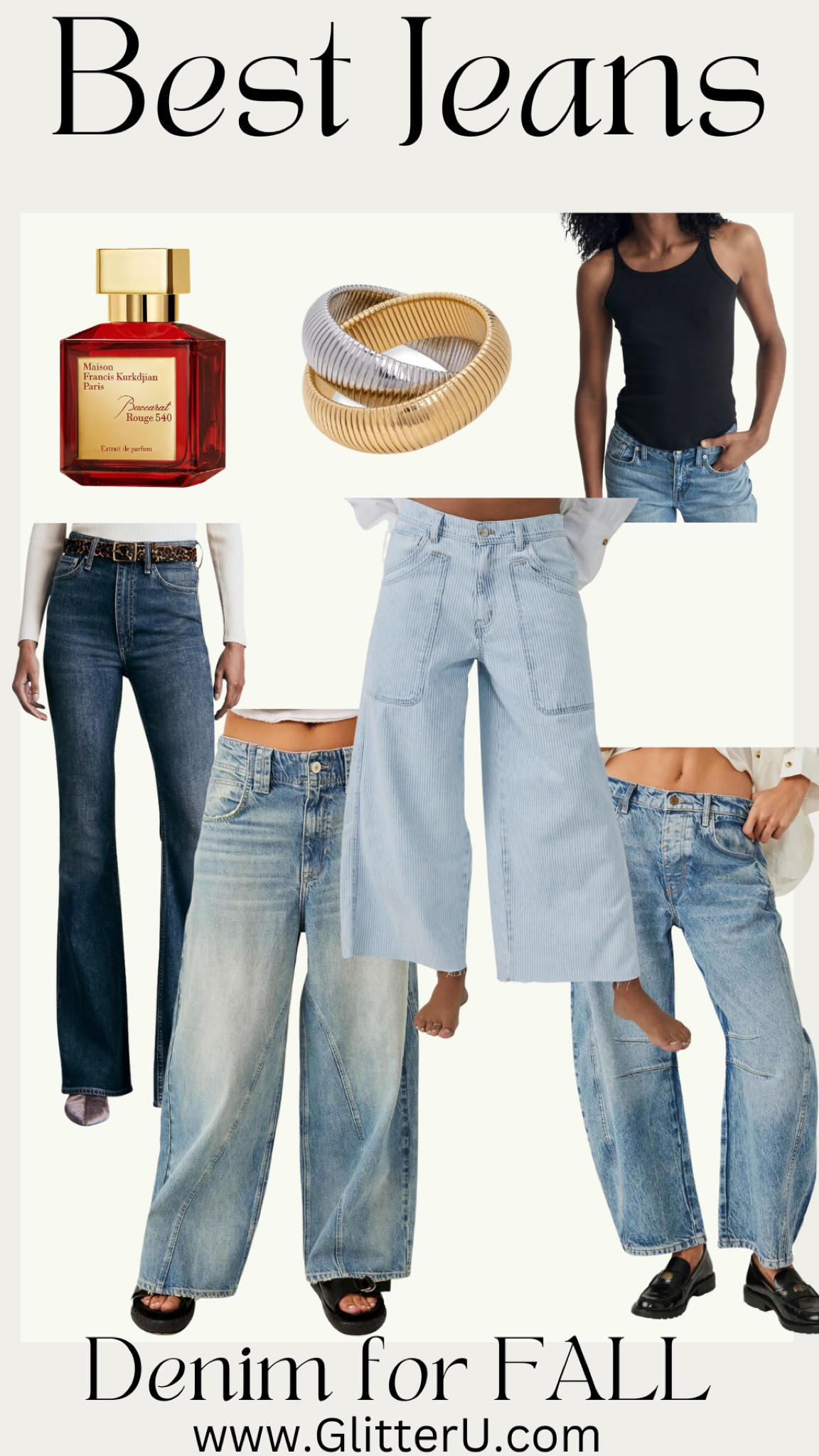 I wear usually - size S (tanks) size 26 in jeans.  Free people, barrel leg jeans, denim, gold jewelry, black tank tops, Heather Newman Fitness #LTKstyletip #LTKpartner #LTKjeans 

#LTKHoliday #LTKGiftGuide #LTKSeasonal