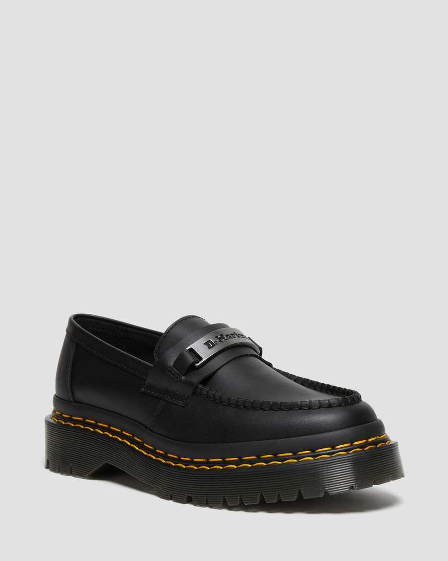 Penton Bex Double Stitch Leather Loafers | Dr Martens (UK)