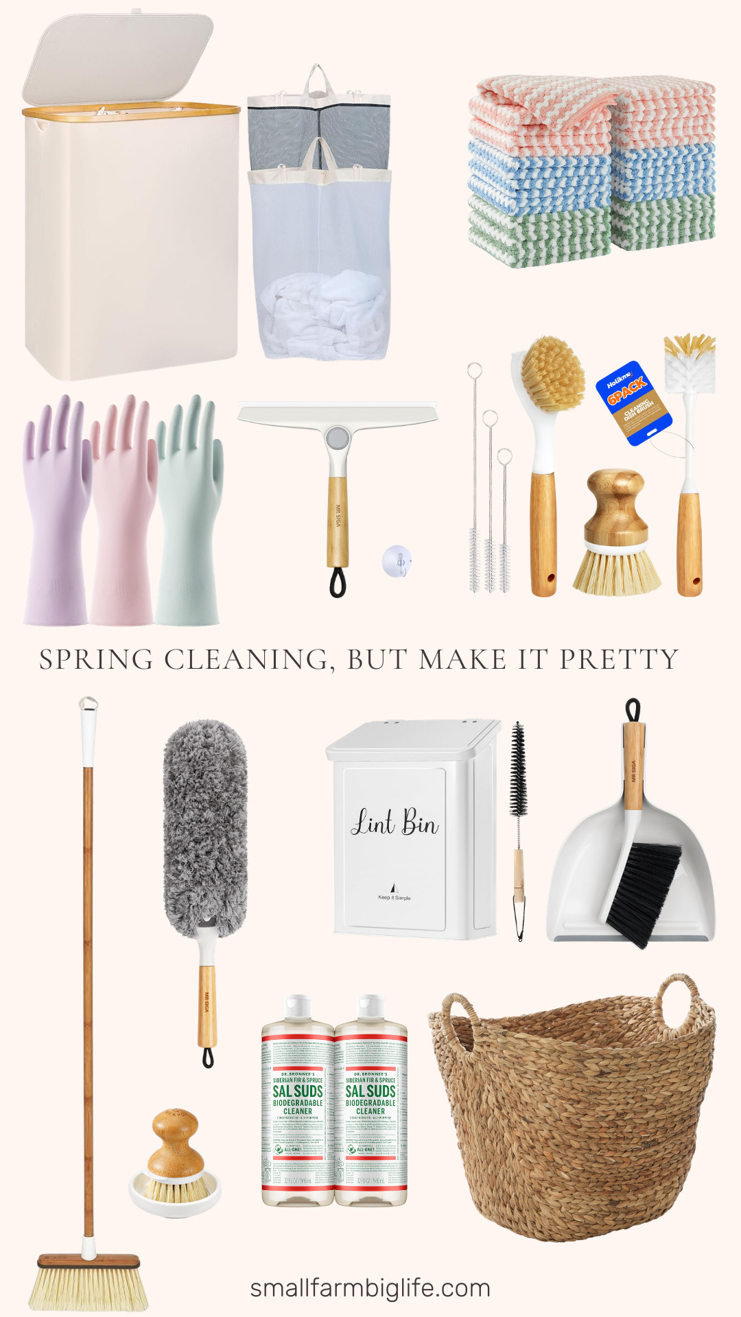 Spring cleaning… but make it aesthetic 🧺✨

Sharing my favorite pretty (and practical) cleaning essentials from Amazon. From bamboo brushes and microfiber dusters to Sal Suds, a chic laundry hamper, and the cutest seagrass basket. If we’re scrubbing, sweeping, and refreshing the house, we might as well do it with tools that look good sitting out 🤍🌿 

 #LTKdayinmylife #LTKHome #LTKSaleAlert