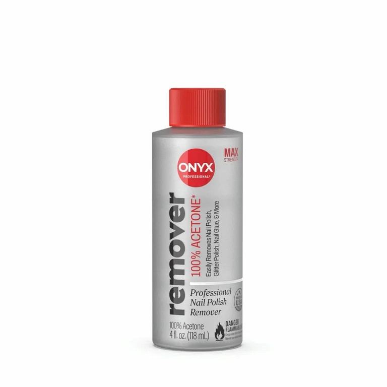 ONYX Professional 100% Acetone* Nail Polish Remover  4 fl oz | Walmart (US)