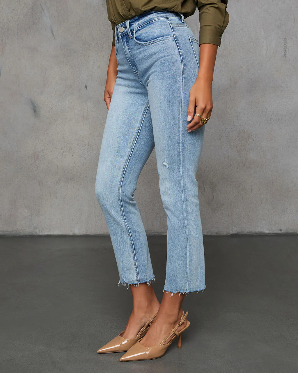 Silverton Cropped Straight Leg Jeans | VICI