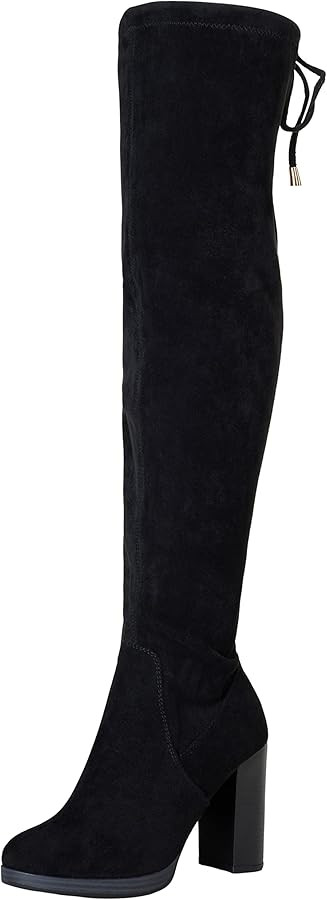 Vepose Women's Thigh High Black Over The Knee Boots, Tall Suede Knee High 996 Boot | Amazon (US)