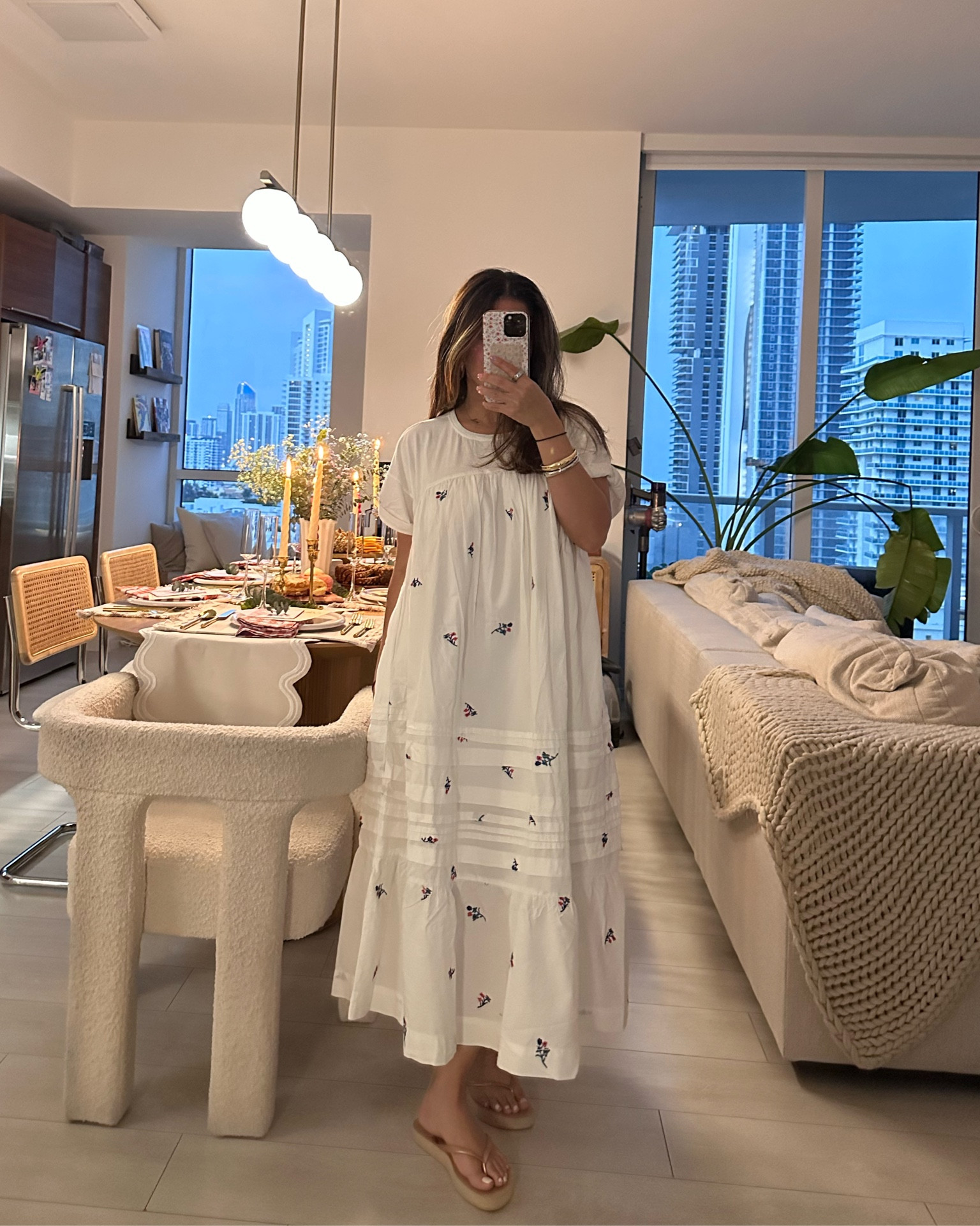 summer to fall dress 🤍✨ loving a cute long Anthropologie dress(!!)

#LTKStyleTip