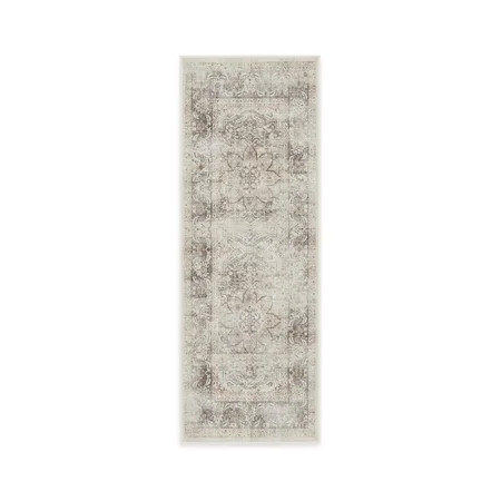 Ruggable Sarrah Machine Washable Traditional Distressed Runner 2.5 x 7 Hazel | Walmart (US)
