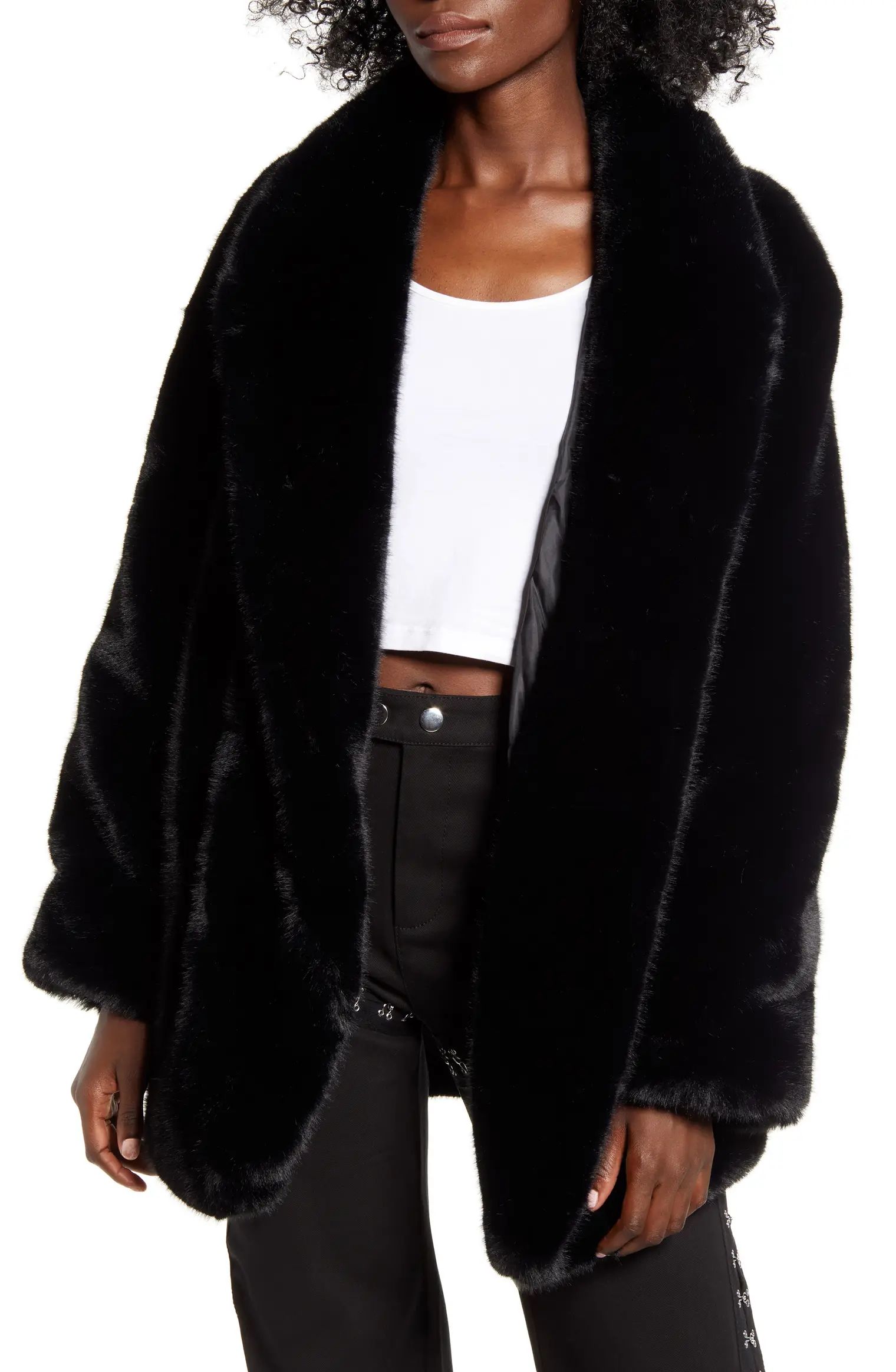 . Nya Oversize Faux Fur Jacket | Nordstrom
