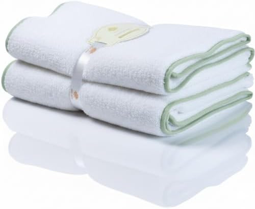 Lotus Linen Luxury Scallop Piping Bath Sheet Set of 2, 100% Zero Twist Cotton, Oversized Bath Tow... | Amazon (US)