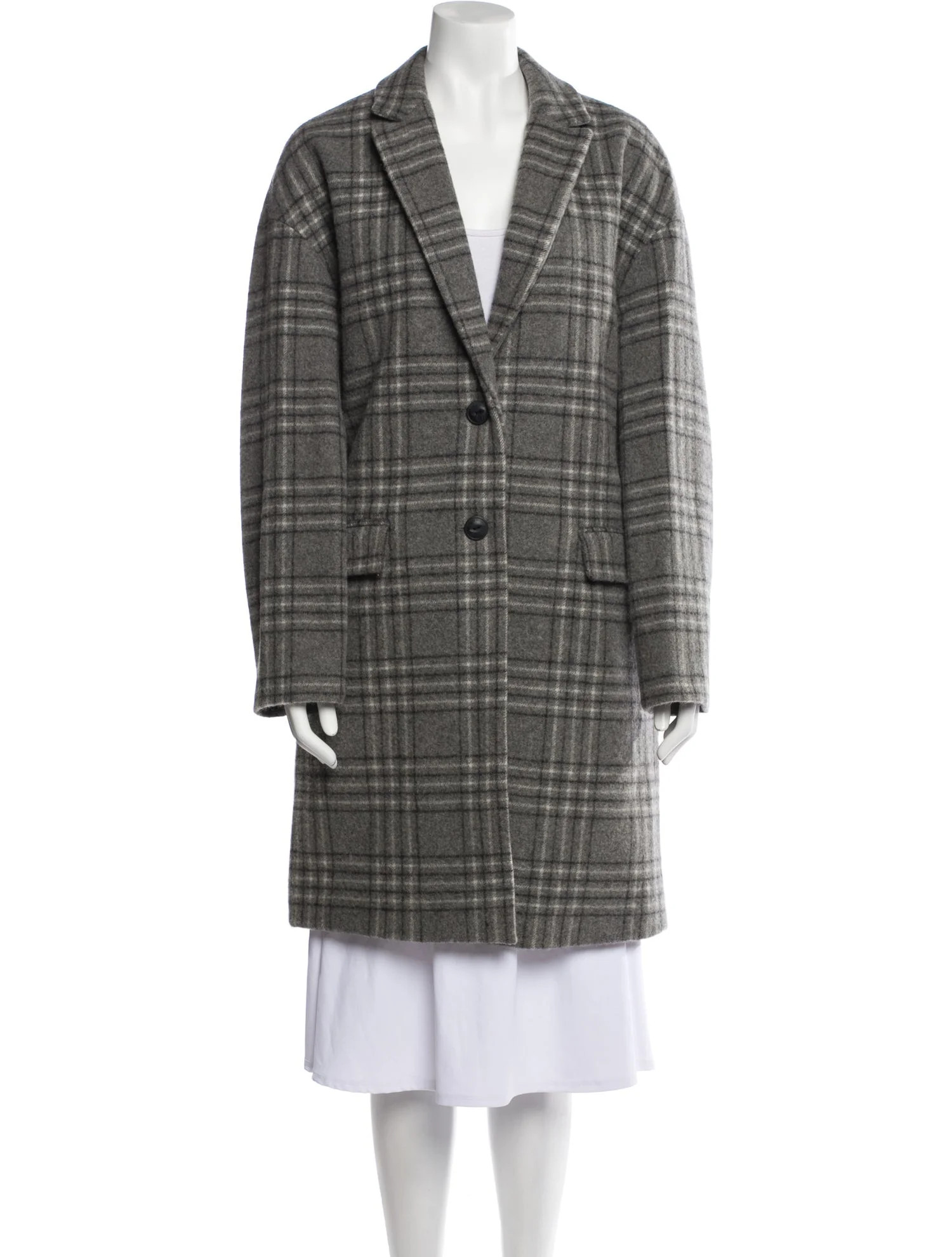 Plaid Print Coat w/ Tags | The RealReal
