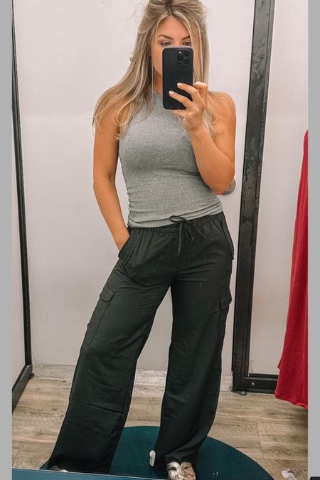 Casual outfits 
Cargo pants 
Old navy 
Jennifer Aniston inspired 
Spring outfit 
Airport 
Travel outfit 
Athleisure 

#LTKSeasonal #LTKunder50 #LTKtravel