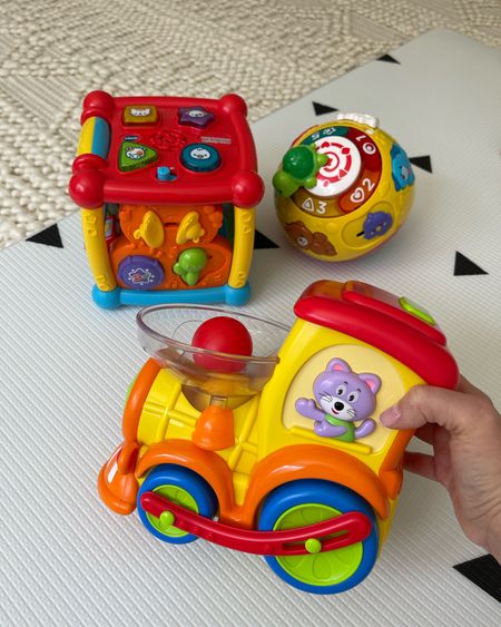 6-8 months old favorite toys by @vtech. My baby is obsessed with these 3! 

#LTKfamily #LTKbaby #LTKkids