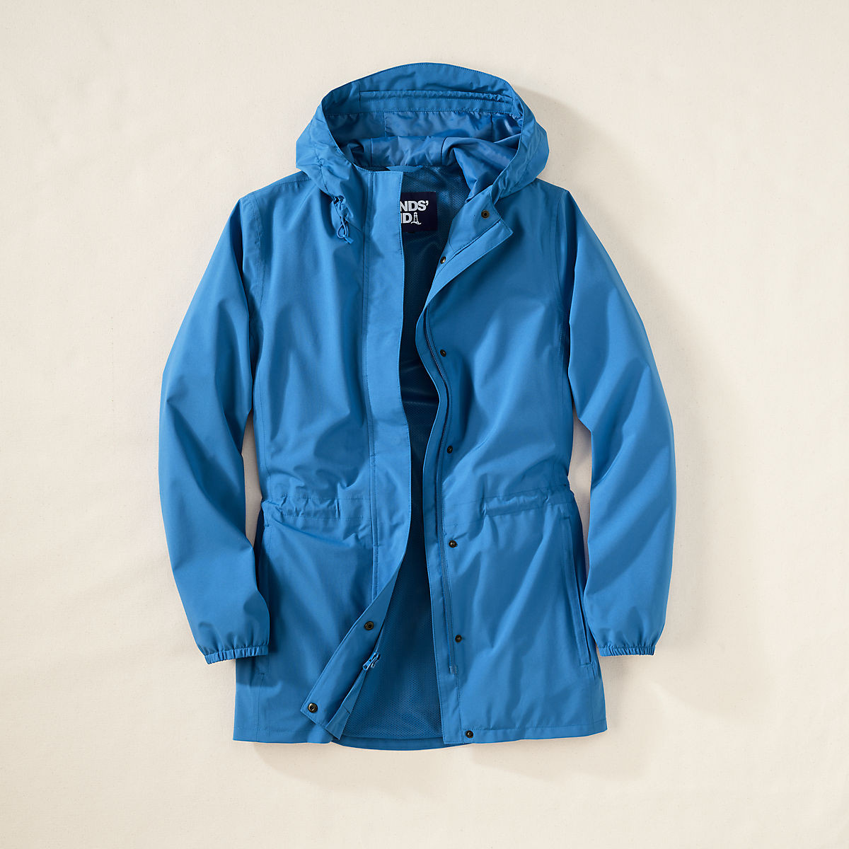 Squall Packable Waterproof Raincoat | Lands' End (US)