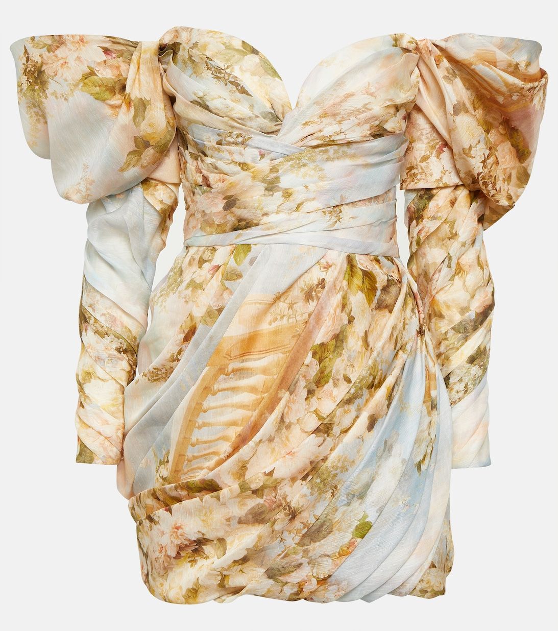 Luminosity draped floral minidress | Mytheresa (US/CA)