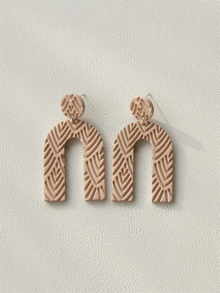 Acrylic U-shaped Earrings | SHEIN