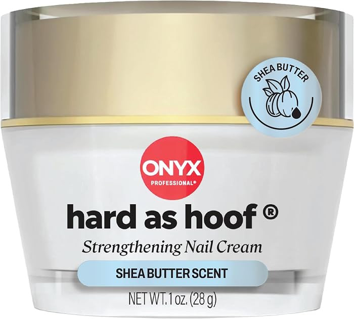 Onyx Professional Hard as Hoof Nail Strengthening Cream, Shea Butter Scent - Nail Growth & Condit... | Amazon (US)