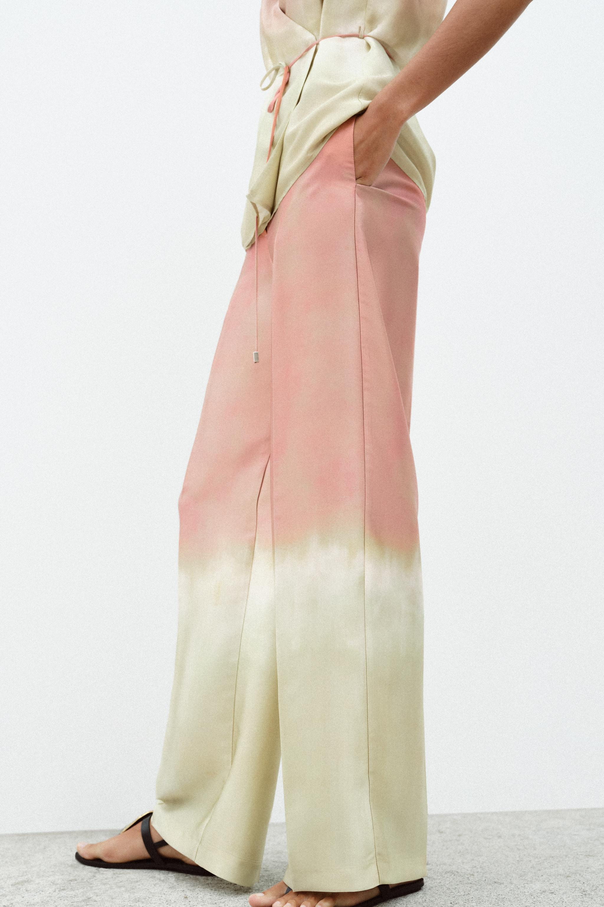 TIE DYE PRINT PANTS | Zara US