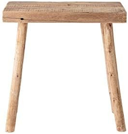 Bloomingville Reclaimed Wood Stool, Natural | Amazon (US)