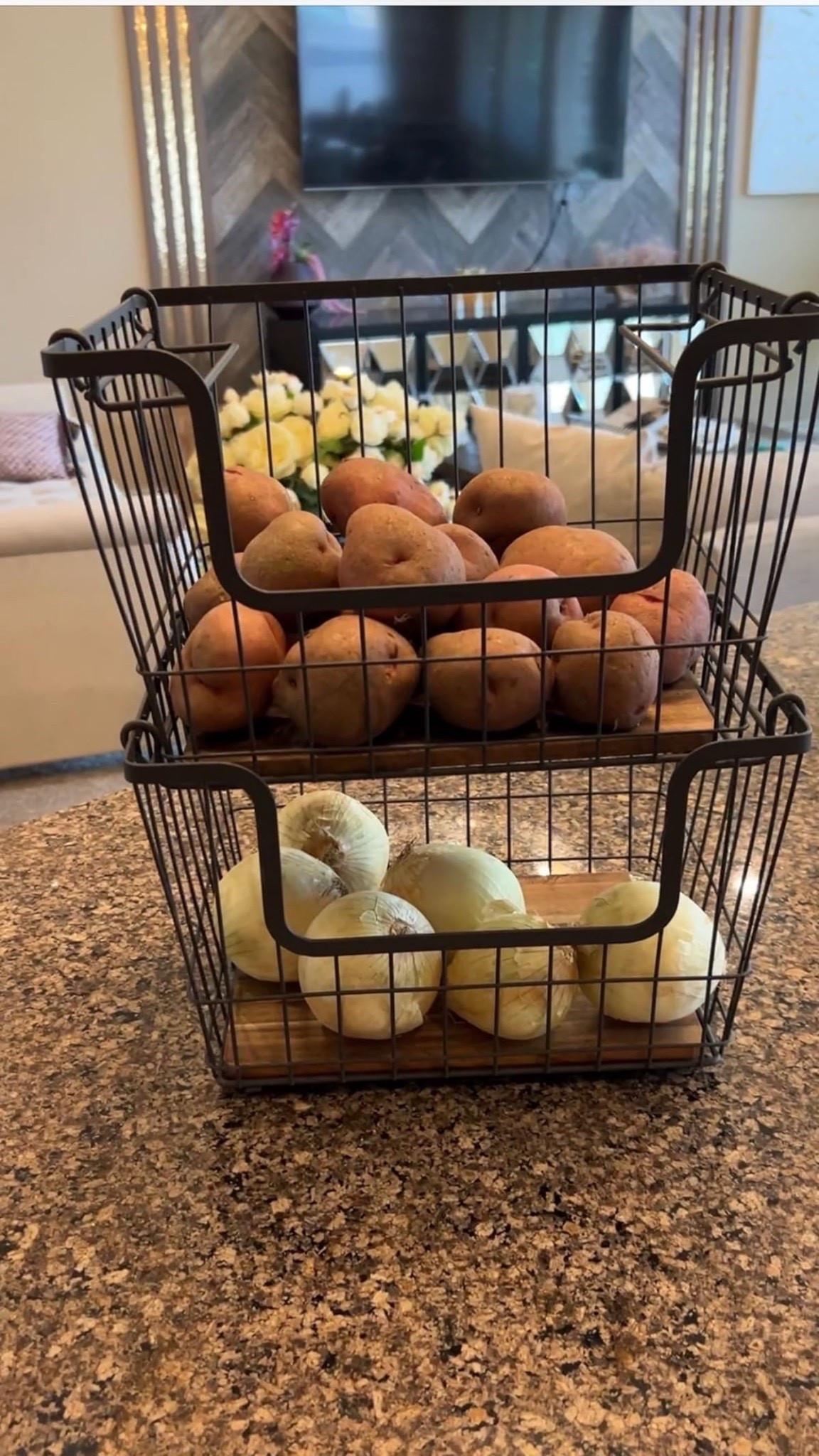 These stackable basket are a kitchen must-have. I use mine for fruits and vegetables  



#LTKHome #LTKmomlife #LTKfoodie