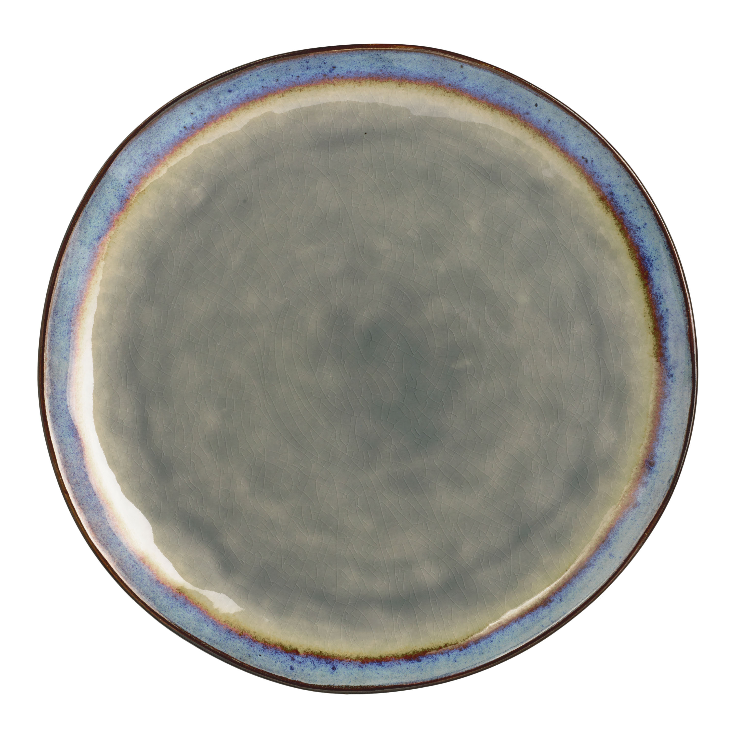 Sota Gray Reactive Glaze Dinner Plate | World Market