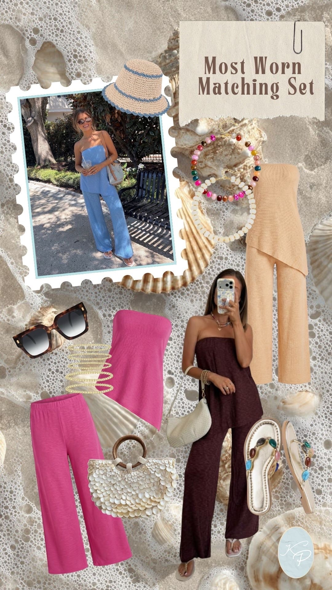 Matching set ya'll have seen in blue so many times! Just wore it on my girls Charleston trip and had to pick up another color! And it’s in prime day sale right now.