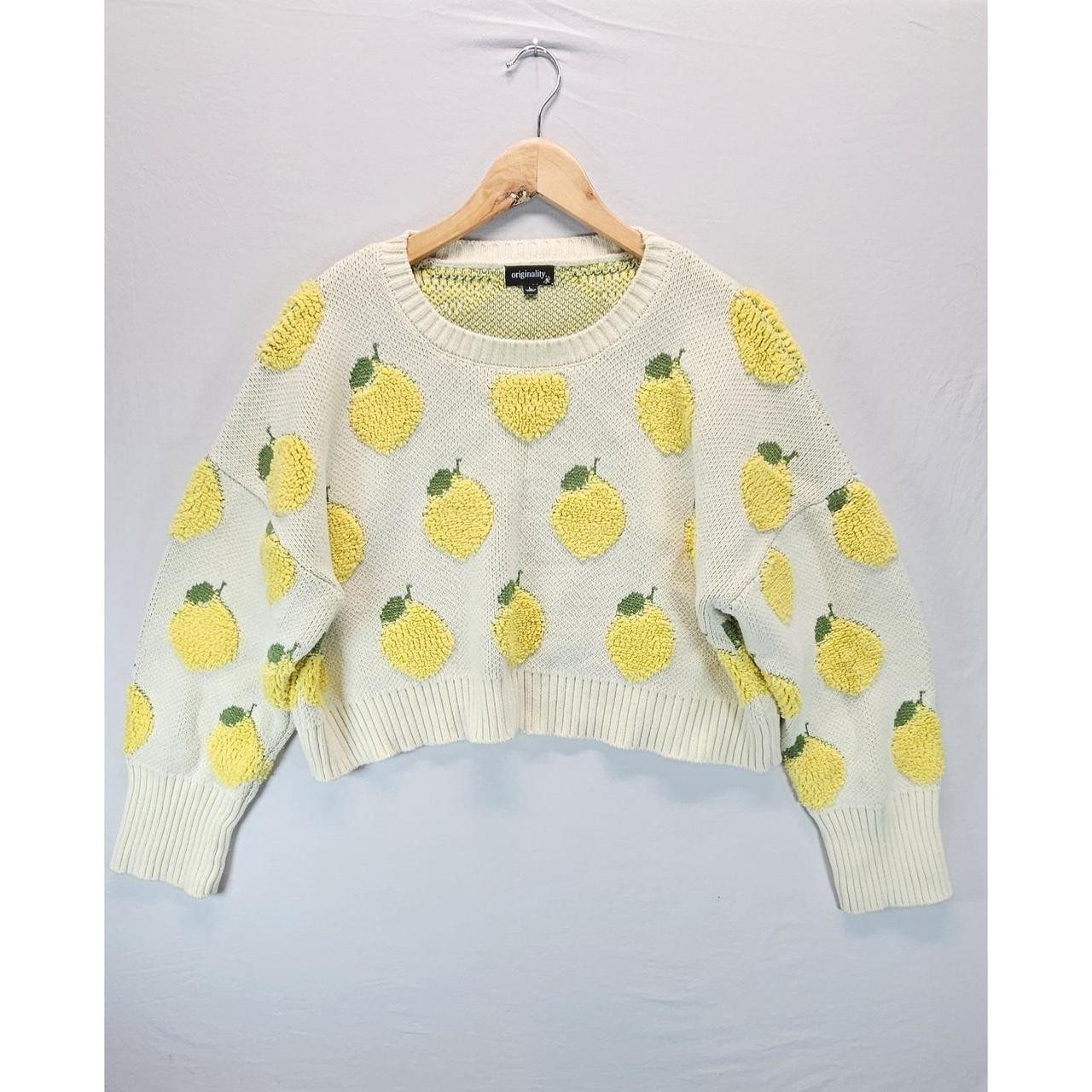 Originality Women's Sweater - Cream - L | Depop US