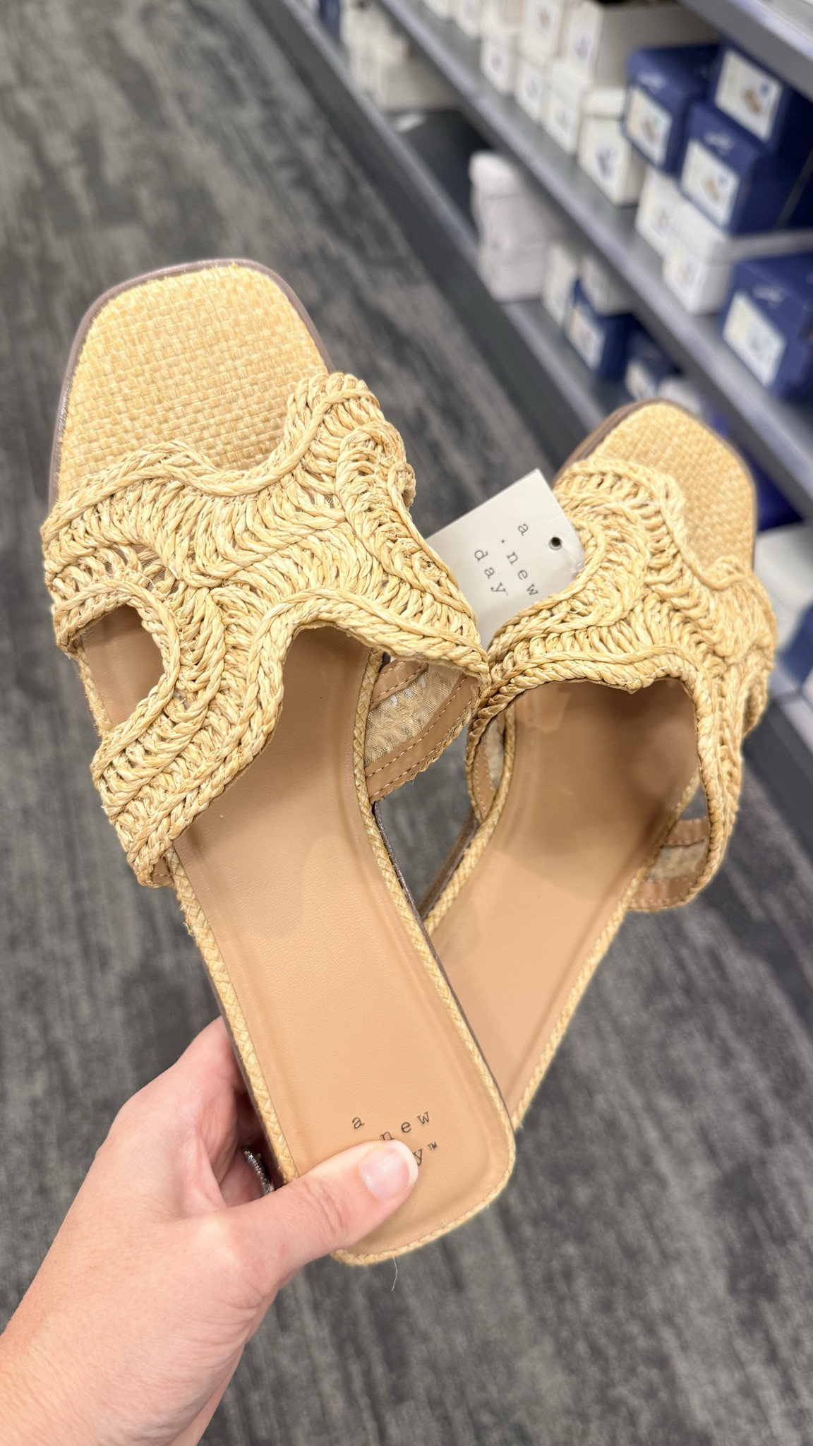 These Target sandals would be so cute for my next beach trip! True to size for me. 

Vacation outfits beach, summer outfits, summer sandals, spring outfits 2026, target slides, target sandals, woven sandals, woven slides, raffia sandals, raffia slides, travel outfits, summer outfits, date night outfits, spring dresses, plus size fashion

#LTKOver40 #LTKootd #LTKTravel