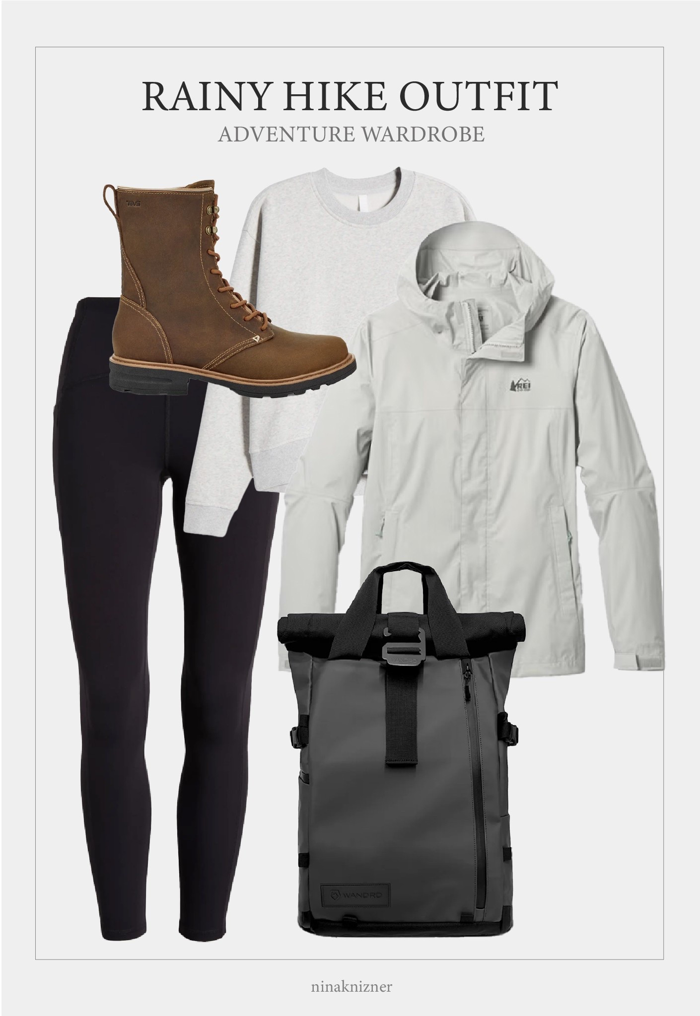 Layered hiking outfit that’s perfect for spring roadtrips, flat terrain forest hikes and waterfall destinations.

One of my favorite sweatshirts for cooler weather (so soft) paired with a white rain jacket that pops in photos.

Waterproof camera bag with my stylish neutral waterproof boots.

#athleisure #roadtrip #hiking #camping #forest #adventures

#LTKSeasonal #LTKStyleTip #LTKTravel