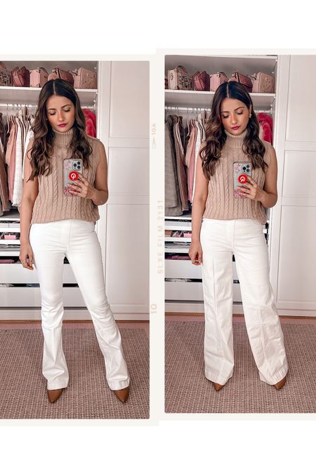 Spanx Flare Jeans in White size S and Seamed Front Wide Leg Jeans in Ecru size S

Use code ZEBAXSPANX for 10% off entire purchase + free shipping on spanx.ca

#LTKstyletip #LTKFind #LTKworkwear