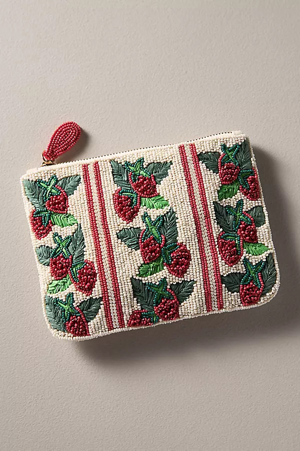 The Fiona Medium Beaded Pouch | Anthropologie (US)