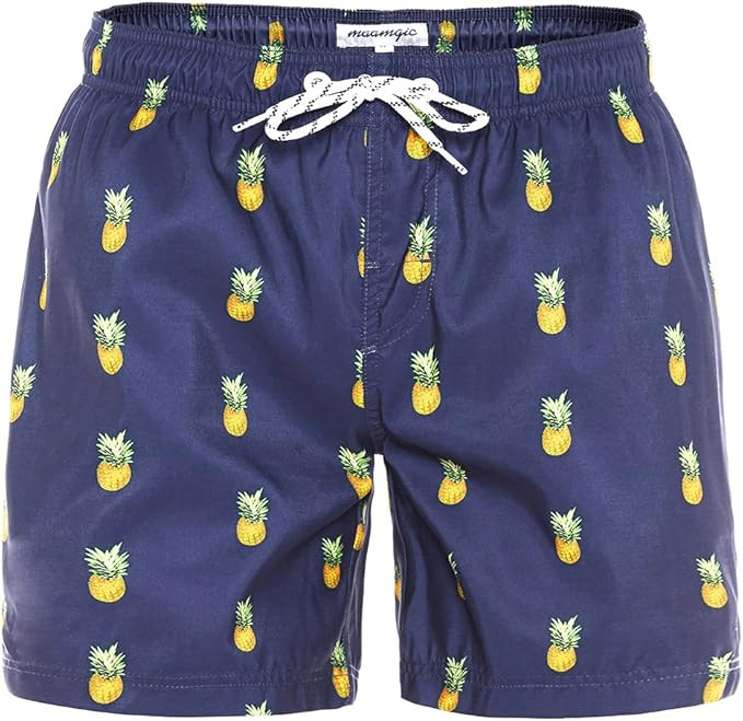 MaaMgic Mens Slim Fit Quick Dry Swim Shorts Swim Trunks Mens Bathing Suits with Mesh Lining | Amazon (US)