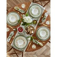 Morris & Co 12 Piece Patterned Dinner Set Multi | Marks & Spencer (UK)
