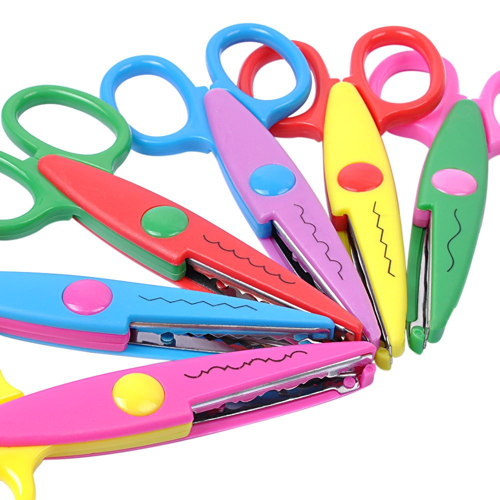 UCEC Craft Scissors Decorative Edge, Zig Zag, Kids Safety Design Pattern Scissors for Kids Toddle... | Amazon (US)