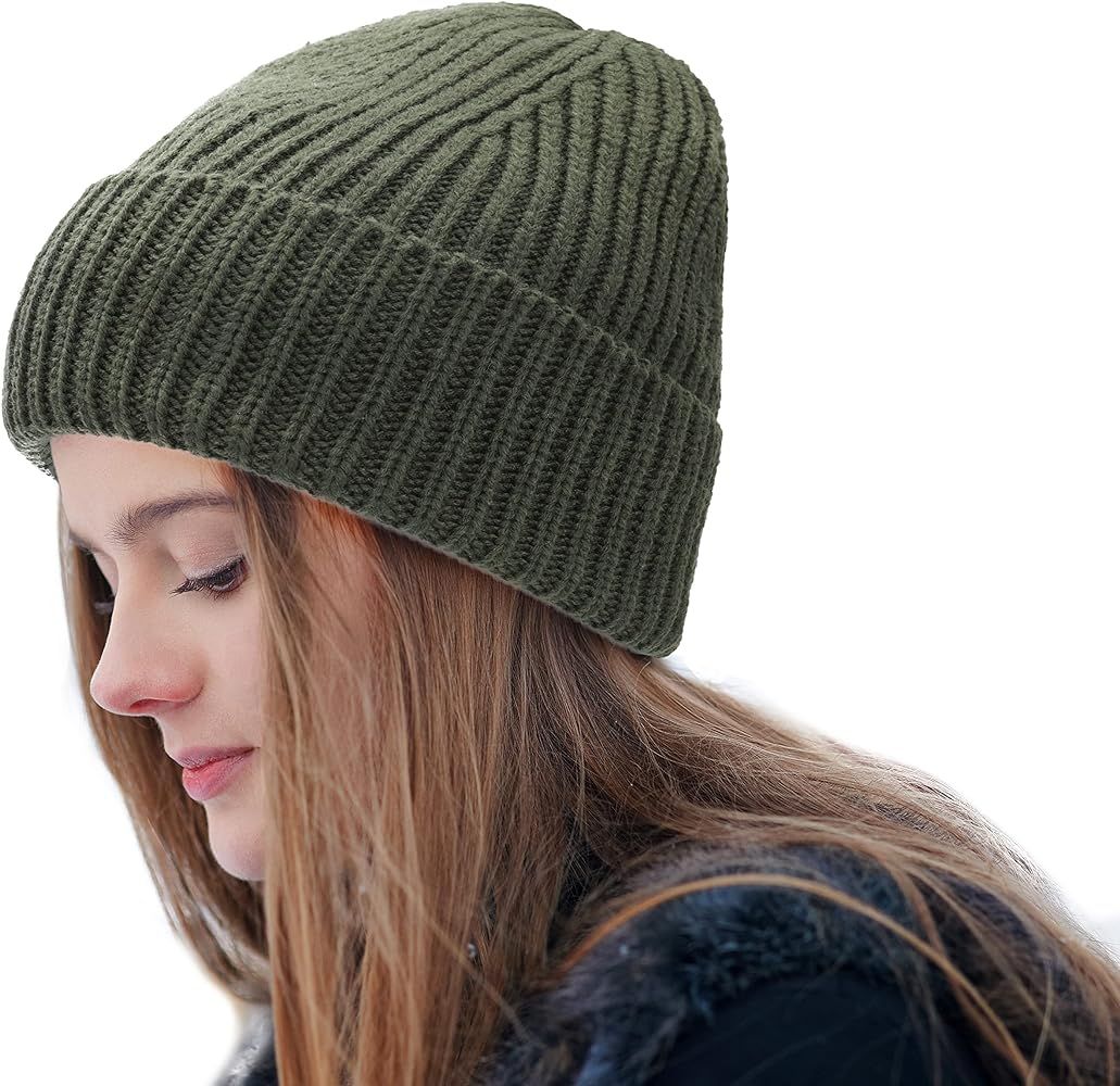 Good Threads Beanie Hat Warm Knit Hat Thick Knit Skull Cap for Men Women | Amazon (US)