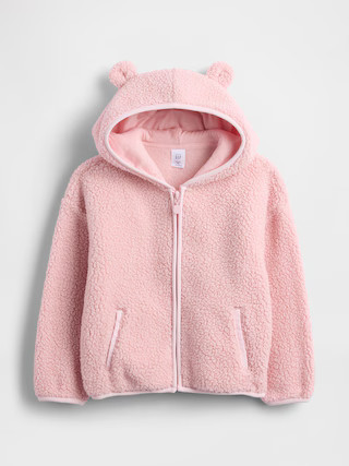 Baby & Toddler Sherpa Bear Zip Hoodie | Gap (US)
