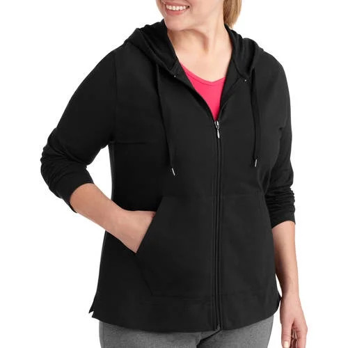 Womens Plus Size Dri More Zip Up Hoodie | Walmart (US)