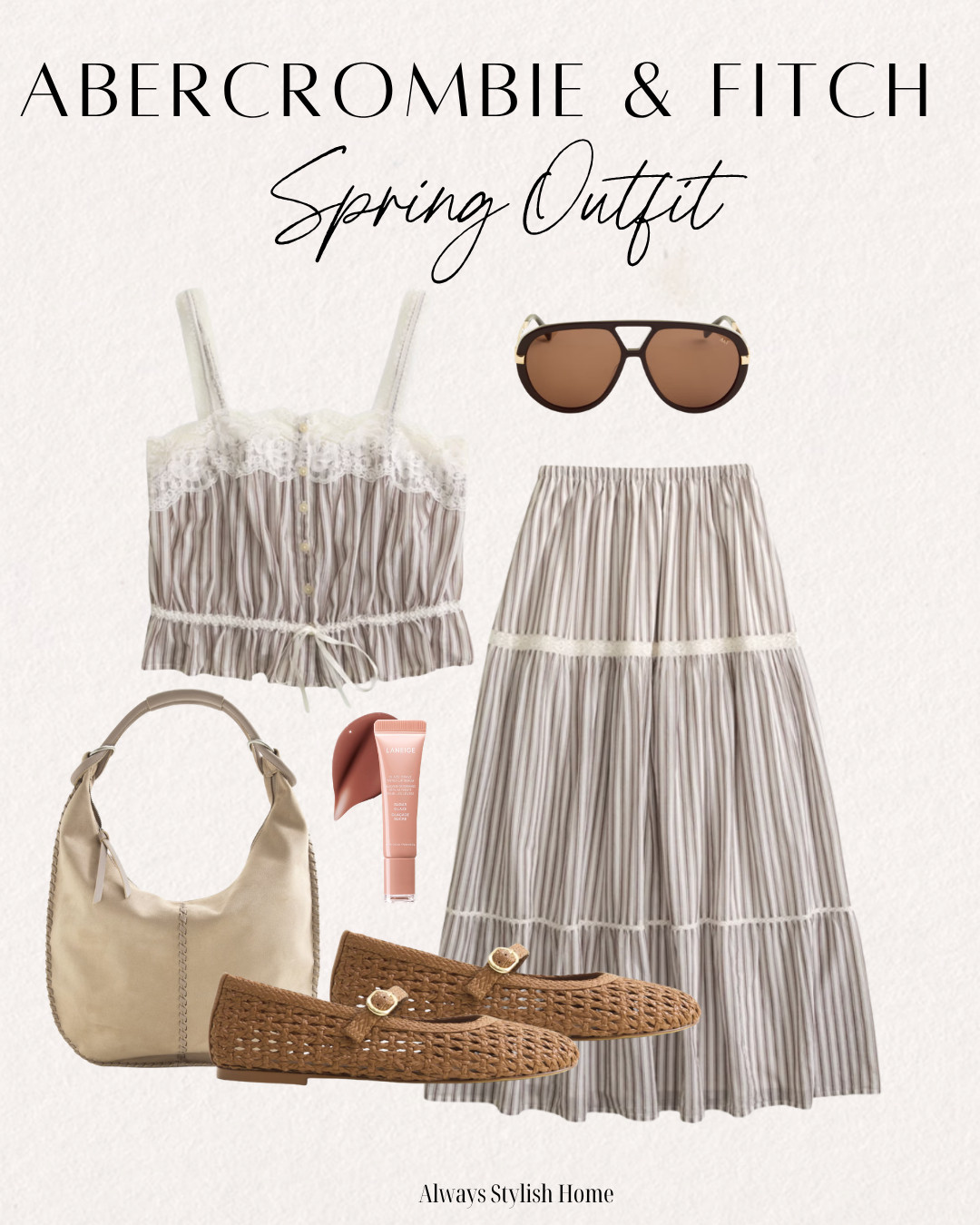 Abercrombie Spring Outfit. These Abercrombie finds are perfect if you love classic, neutral style with a modern, on-trend feel for spring. #abercrombie #abercrombieandfitch #springoutfit 

 #LTKFestival #LTKootd #LTKSeasonal