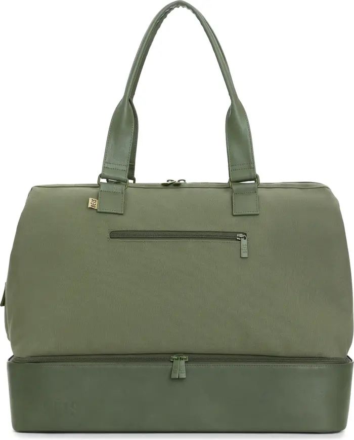 The Weekender Canvas & Faux Leather Bag | Nordstrom