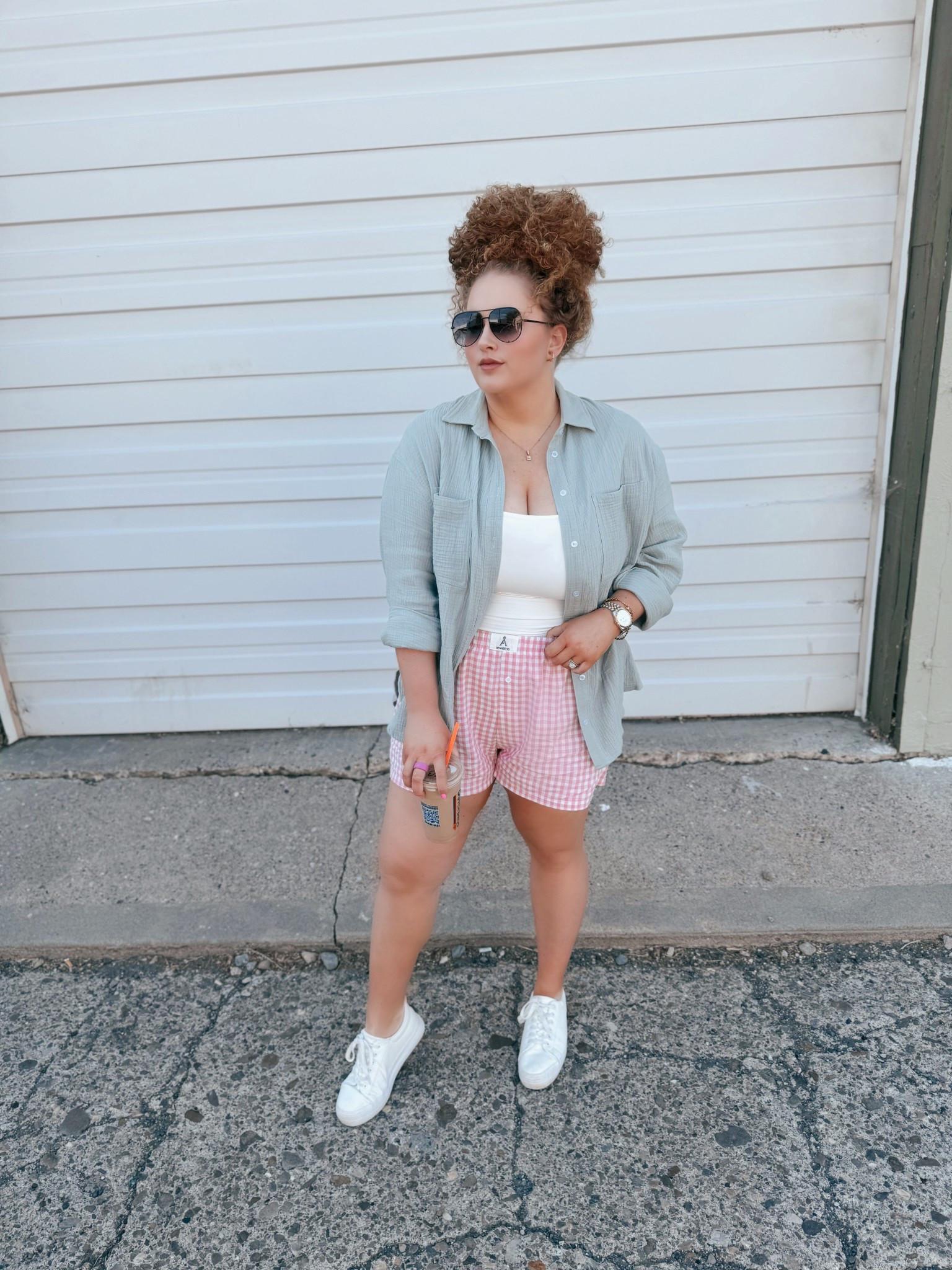 Are we loving the boxer short trend or hating it??💖me personally? You can’t be a the comfort 👏✨amazon tank top | amazon white tank top | amazon boxer shorts | boxer shorts outfit | boxer shorts style | amazon pink boxer shorts | plaid boxer shorts | sneakers | amazon sneakers | white sneakers | amazon white sneakers | travel outfit | amazon travel outfit | amazon fashion | amazon finds | amazon look | amazon outfit | summer outfit | summer look | summer fashion | summer finds | summer outfit inspo | summer fashion inspo | summer 2025 | summer outfit  | casual outfit  | casual outfit inspo | soft cotton | everyday comfort | breathable fit | Amazon basics | lounge ready | all-day wear | classic style | stay-put waistband | essential layer | relaxed vibe | cozy feel | go-to boxers | button down | amazon button down | blue button down | gauze button down | amazon gauze button down 

#LTKMidsize #LTKFindsUnder50 #LTKStyleTip