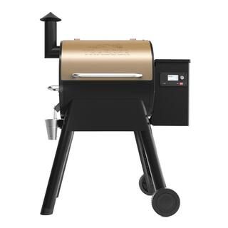 Traeger Pro 575 Wifi Pellet Grill and Smoker in Bronze TFB57GZE - The Home Depot | The Home Depot