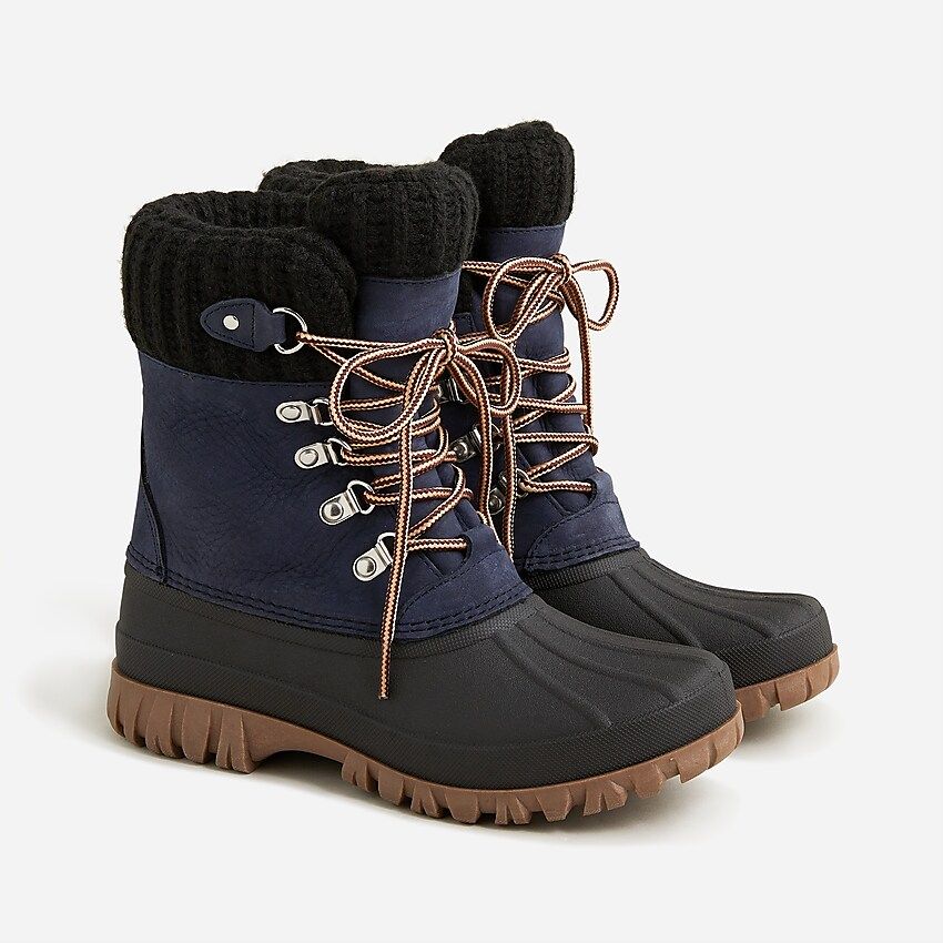 J.Crew: Perfect Winter Boots With Ribbed Cuff For Women | J.Crew US