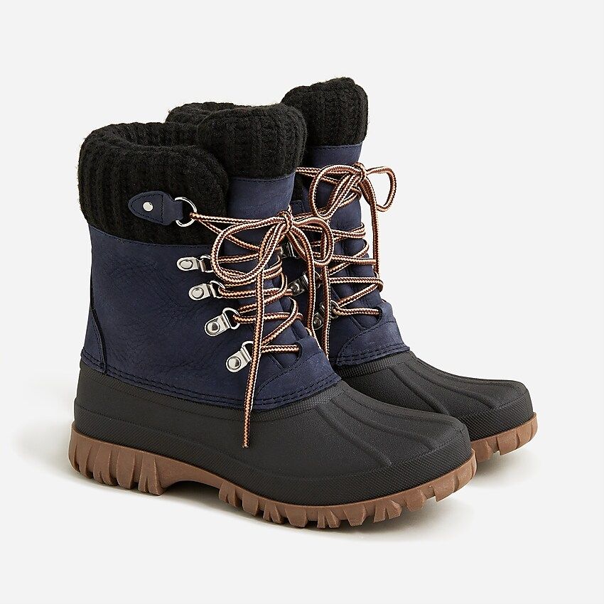 Perfect Winter boots with ribbed cuff | J.Crew US