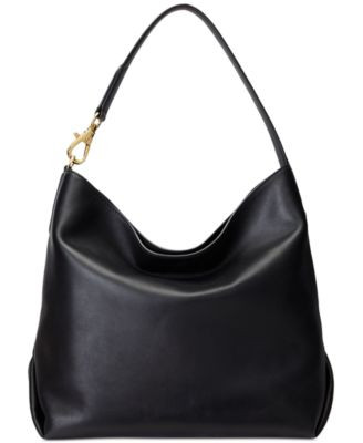 Lauren Ralph Lauren Kassie Large Leather Shoulder Bag - Macy's | Macy's